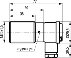 Габариты ISB AT8B-31P-10-LZ